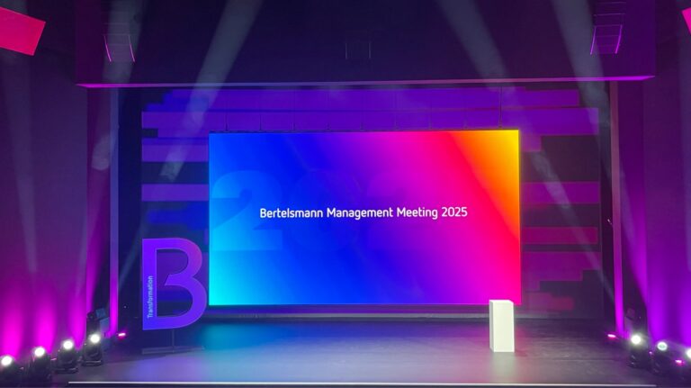 Eventmanagement für Bertelsmann Management Meeting 2025 02